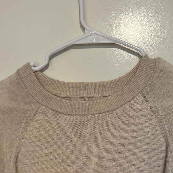 lululemon athletica wool Light Beige Long Sleeve sweater - Picture 6 of 10